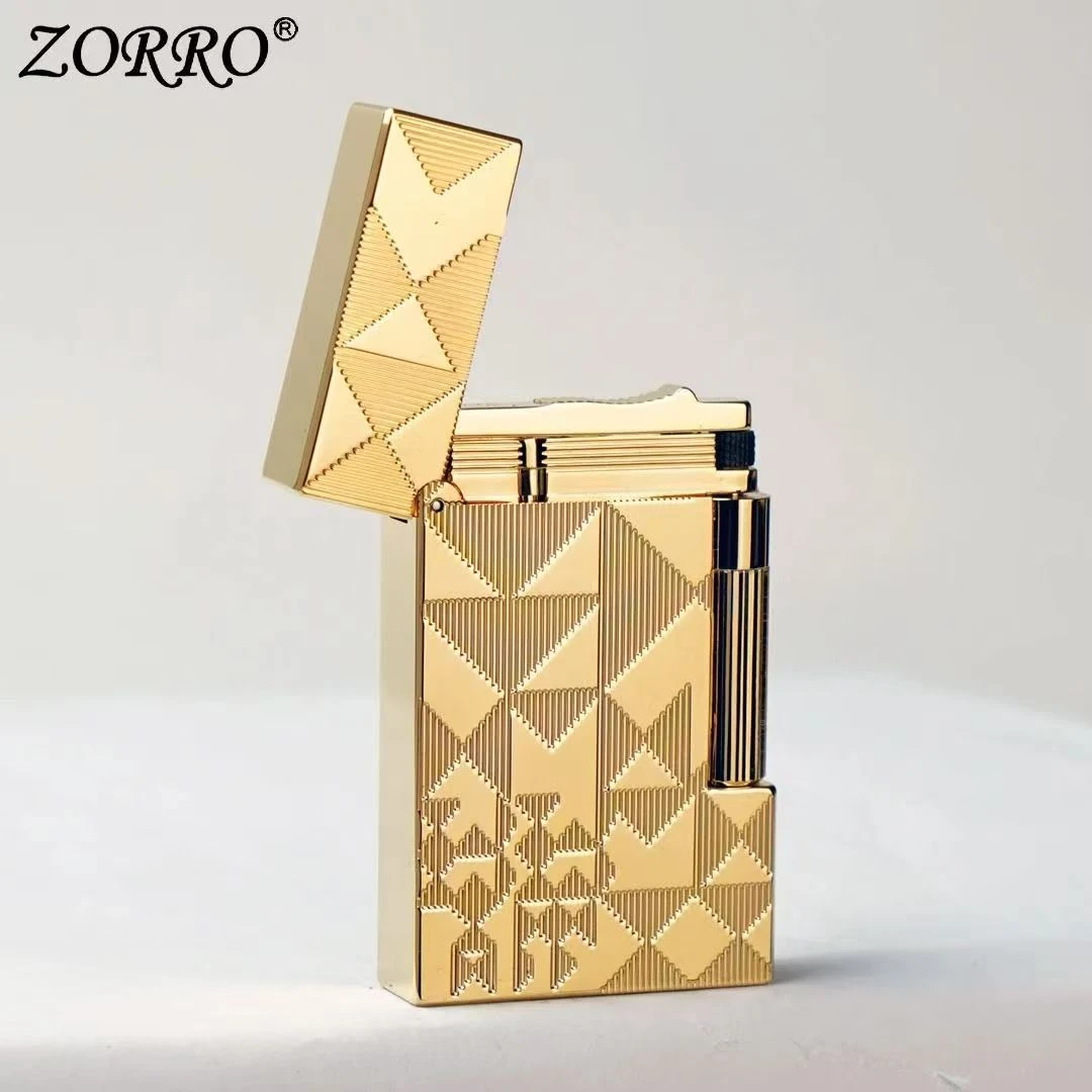 ZORRO佐罗侧滑几何图ZL6煤油朗声创意打火机