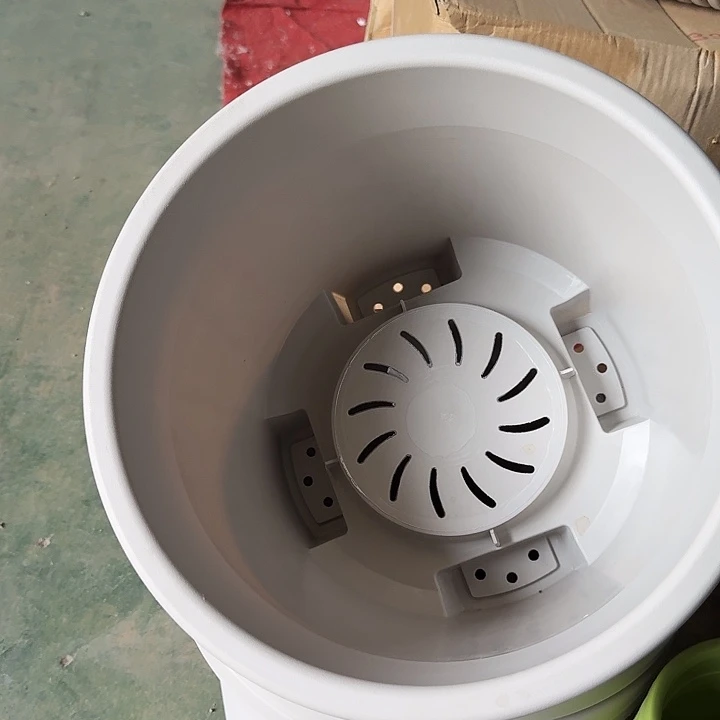 额球根盆4号灰白无托5个