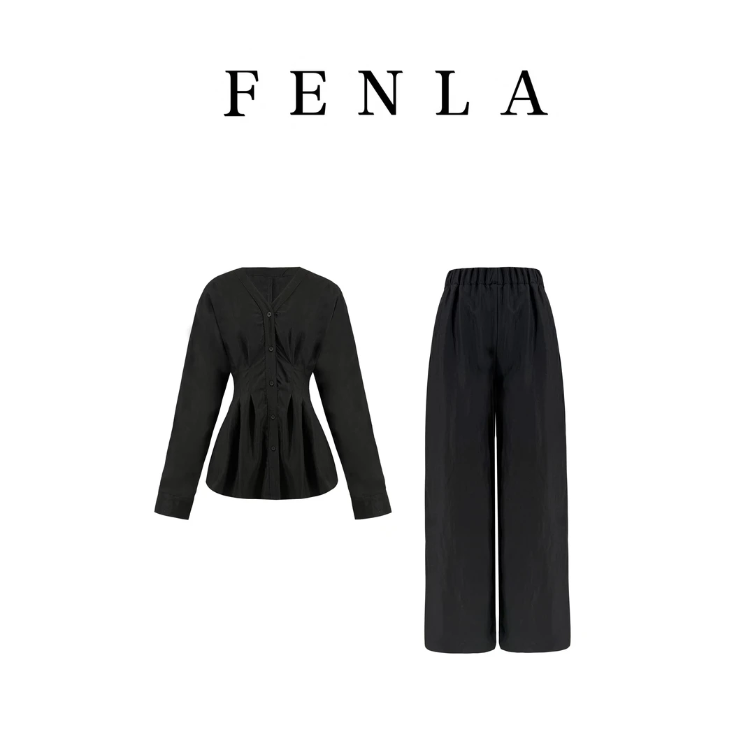 【惠姐私服】收腰显瘦气质通勤百搭衬衫+舒服好穿裤子 83652