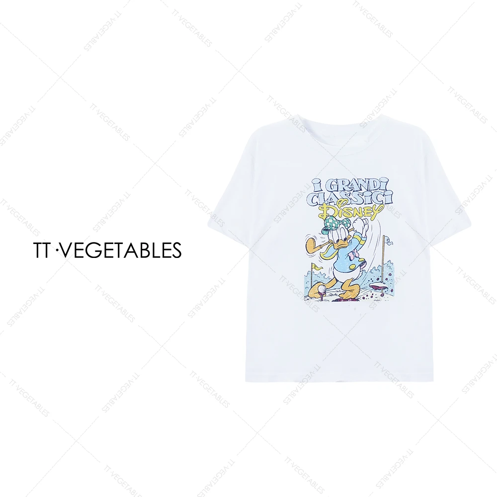 怀由  新款春夏款时尚百搭休闲薄款宽松短袖圆领设计感T恤511647