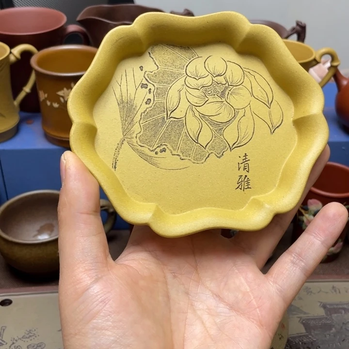 紫砂茶杯紫砂壶承