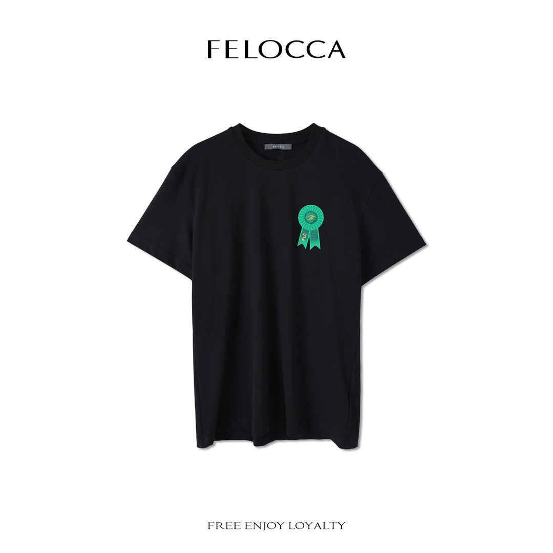 NO退NO换【FELOCCA】印花宽松休闲百搭短袖高级感潮牌重磅T恤CC2626