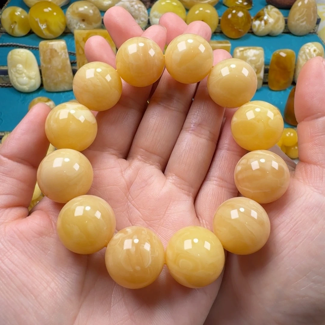 蜜蜡手链未镶嵌蜜蜡