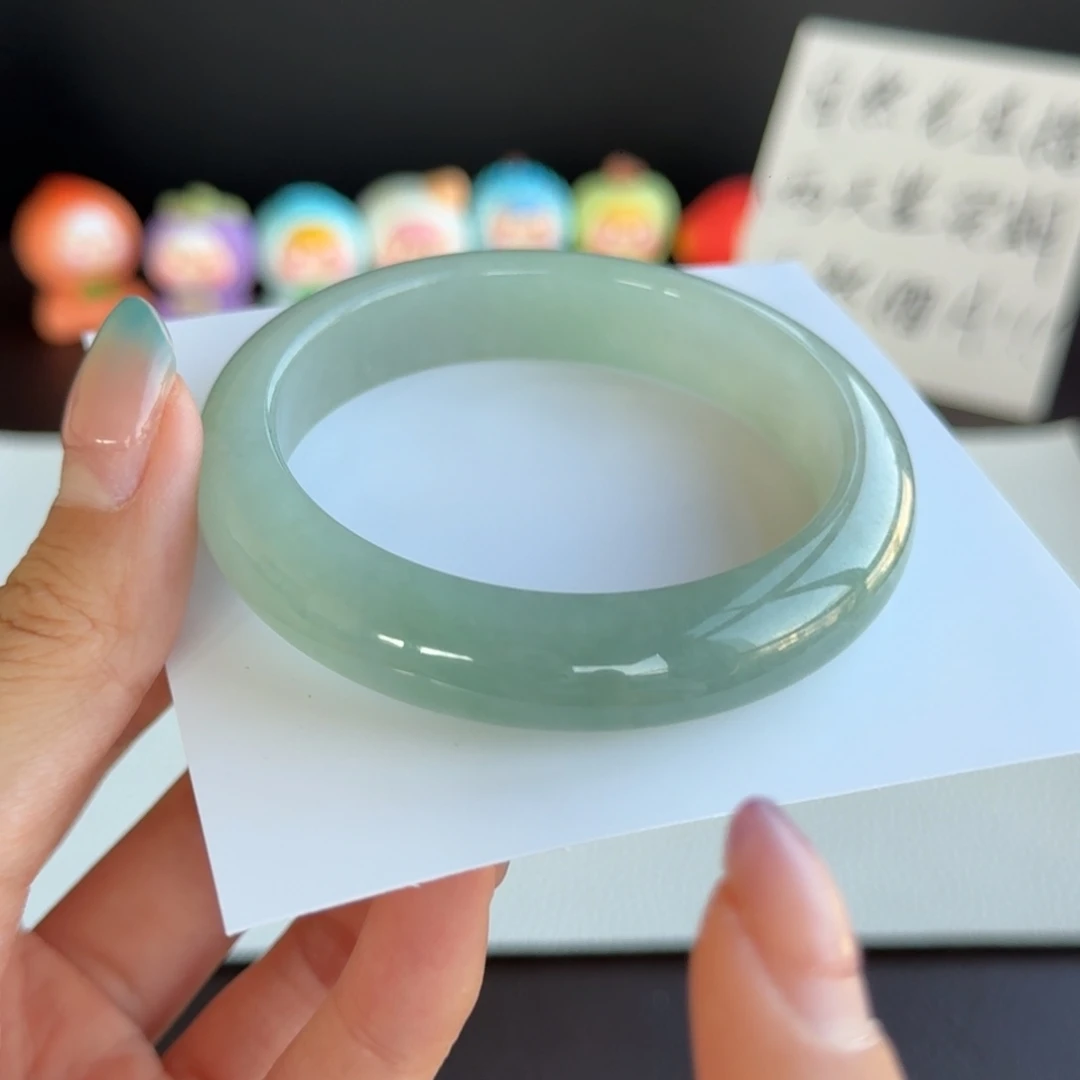 翡翠未镶嵌手镯12号 55.4