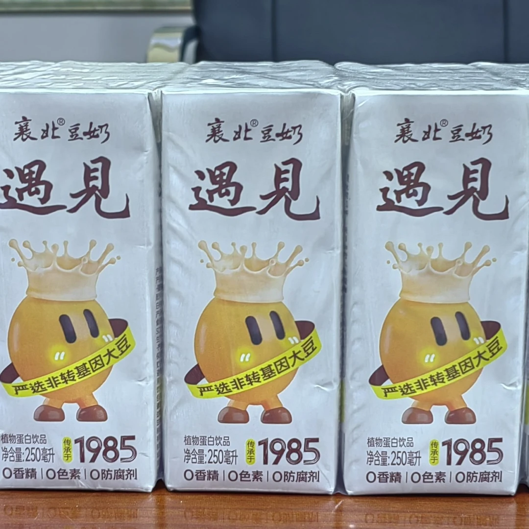 襄阳特产，新襄北豆奶0香精0色素0防腐剂豆乳调和20盒X250ml塑包款