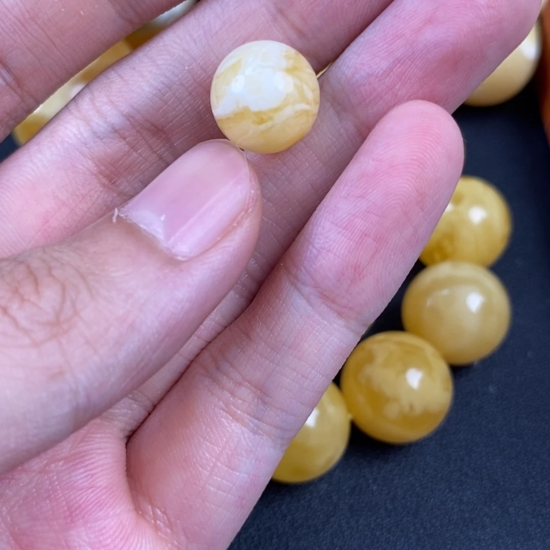琥珀未镶嵌珠宝奇石皮色75