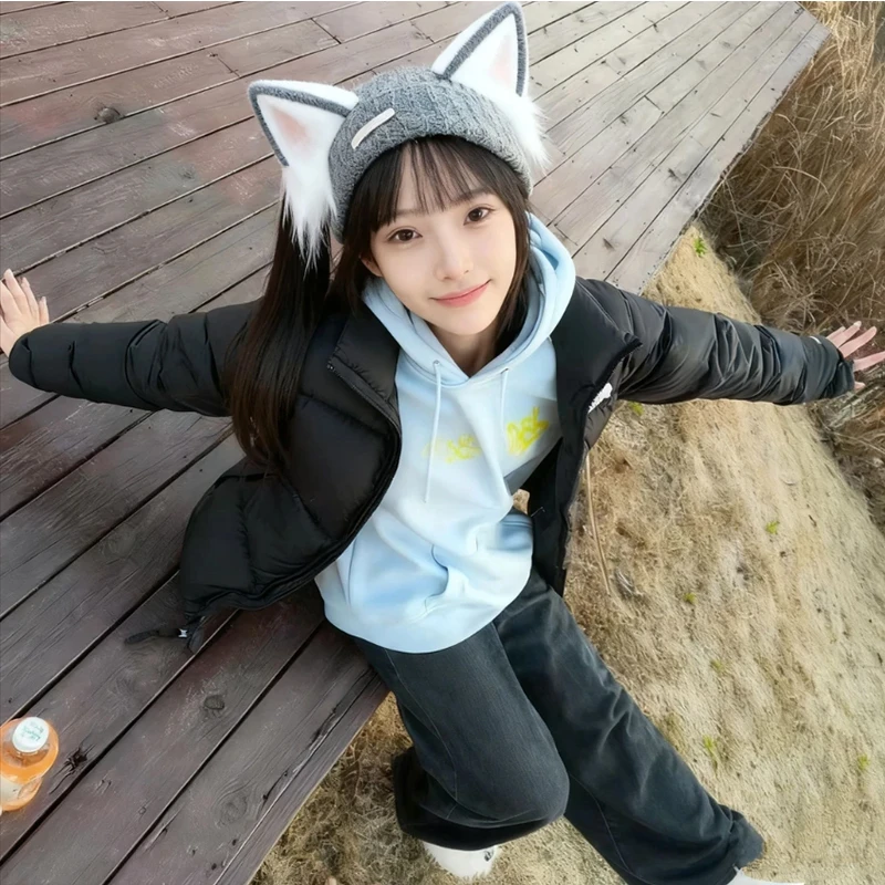 2025款最新冬季经典男女休闲百搭刺绣羽绒服防水防风FH22