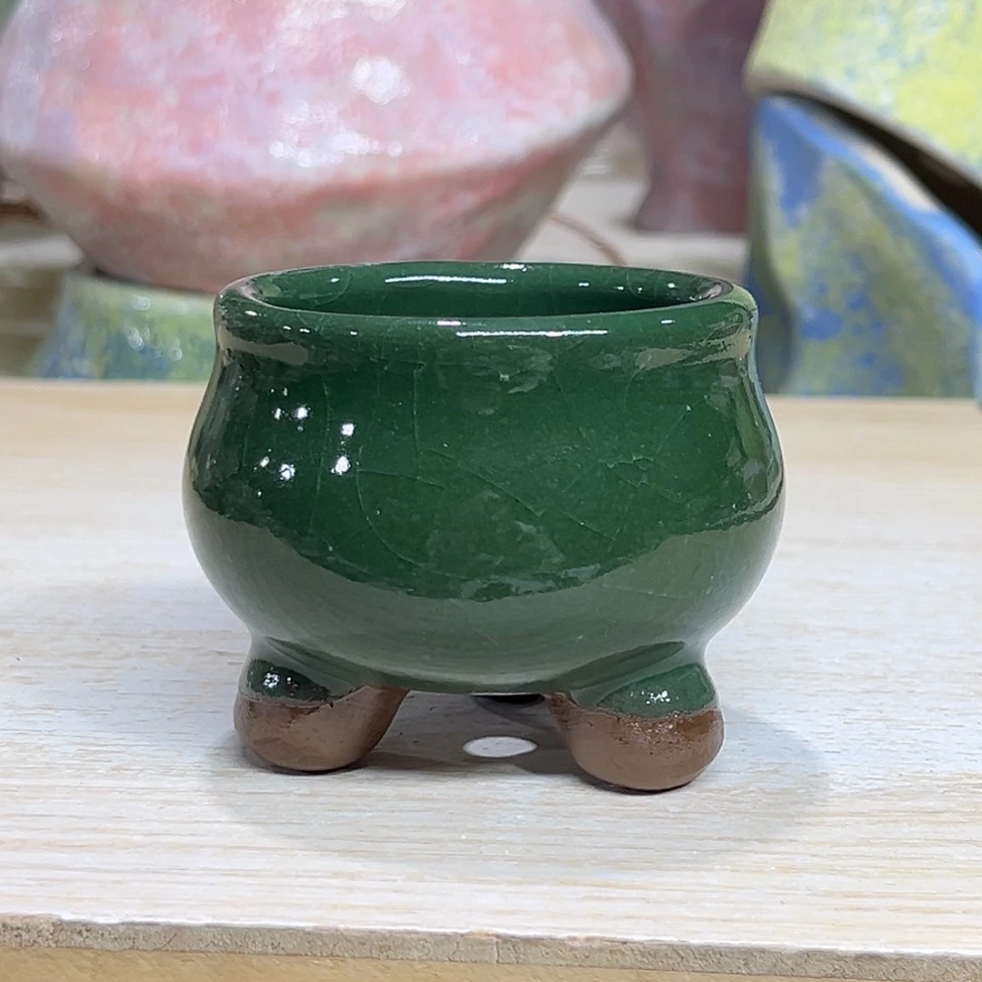 陶瓷绿植多肉微瑕花盆外口径：6*5.5