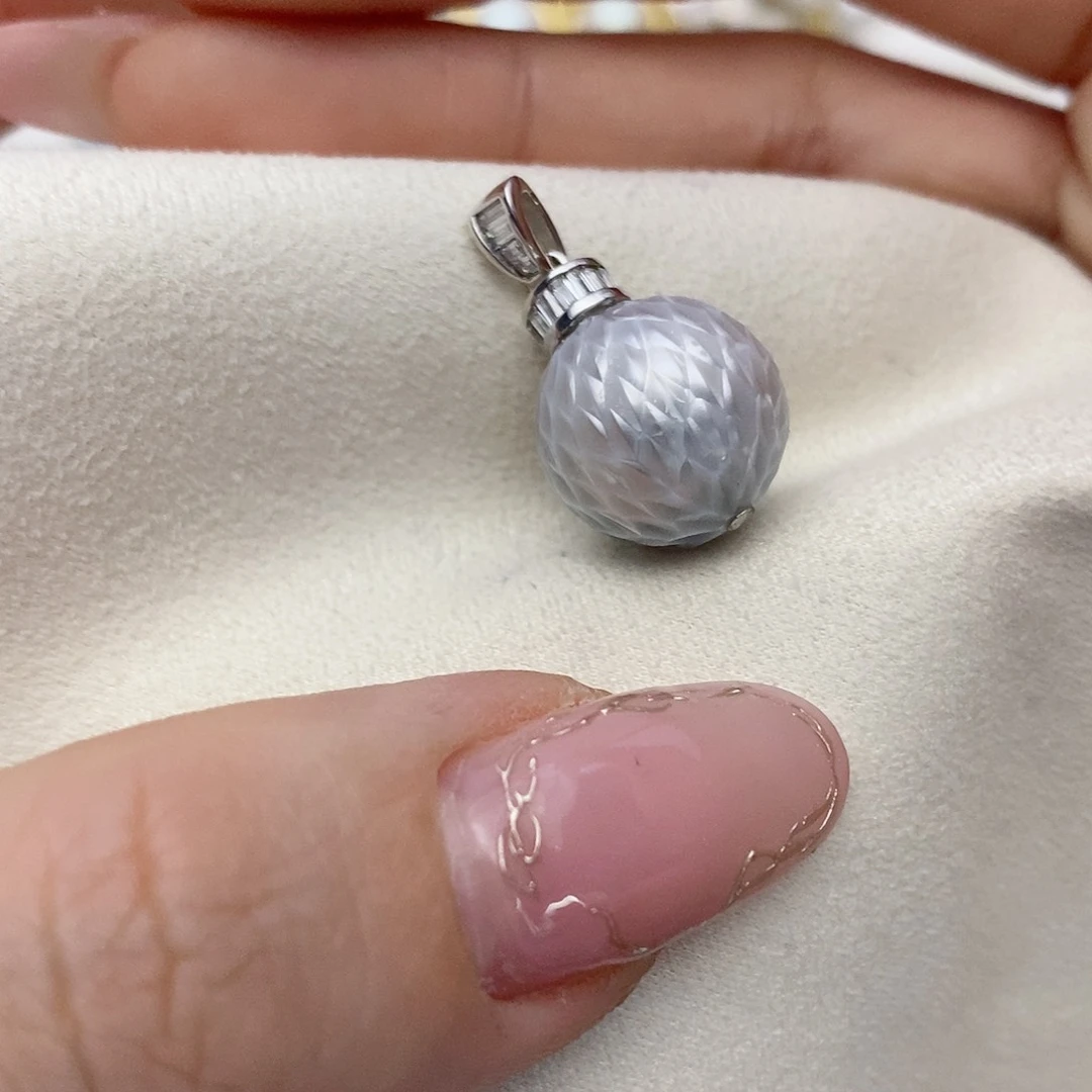 【闪购商品】海水珍珠颈饰银S925镶嵌95