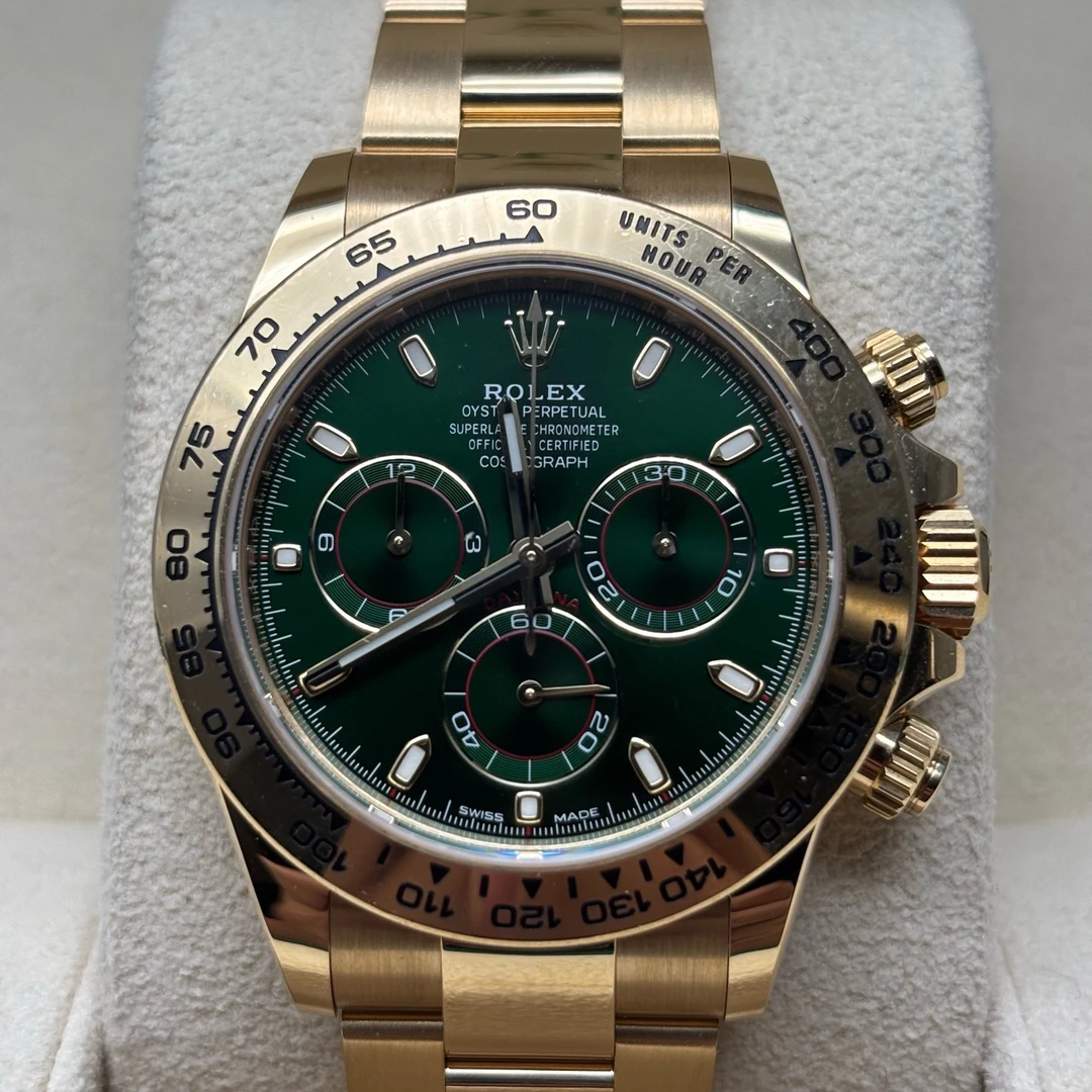 99新 Rolex/劳力士 劳力士/Rolex 绿金迪m116508-0013 22年全套