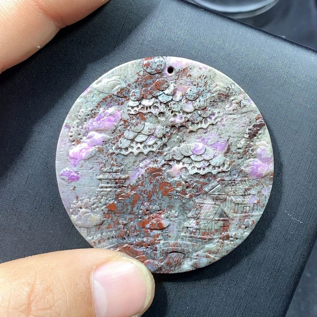 苏纪石（舒俱来）未镶嵌南非舒俱来樱花粉养成系