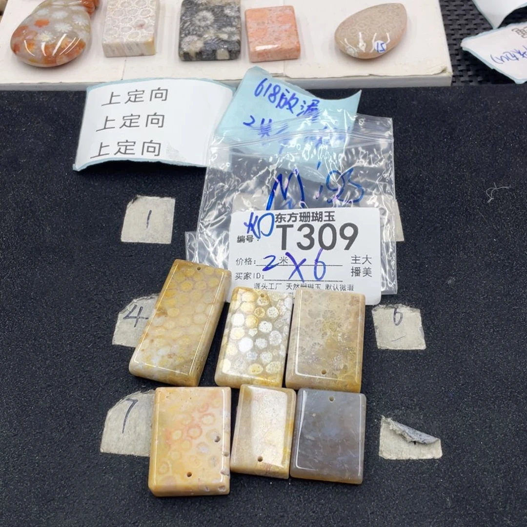 硅化珊瑚（珊瑚玉）合金颈饰M**S
