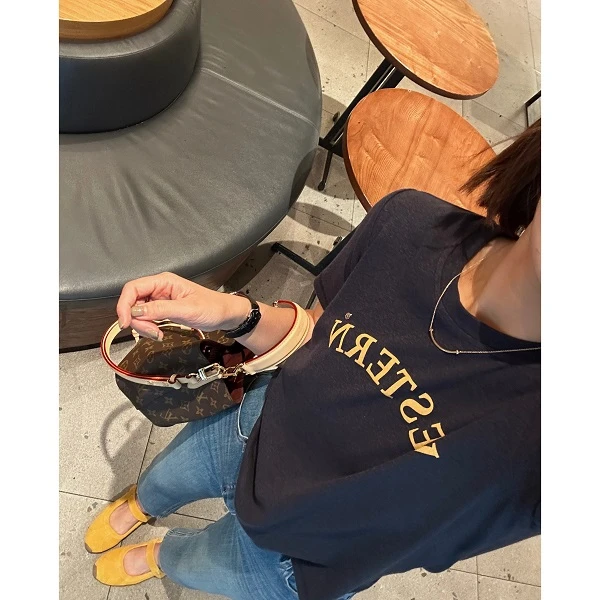 【奶冻Tee】撞色新高度！精品竹节简约大气字母印花圆领短袖T恤