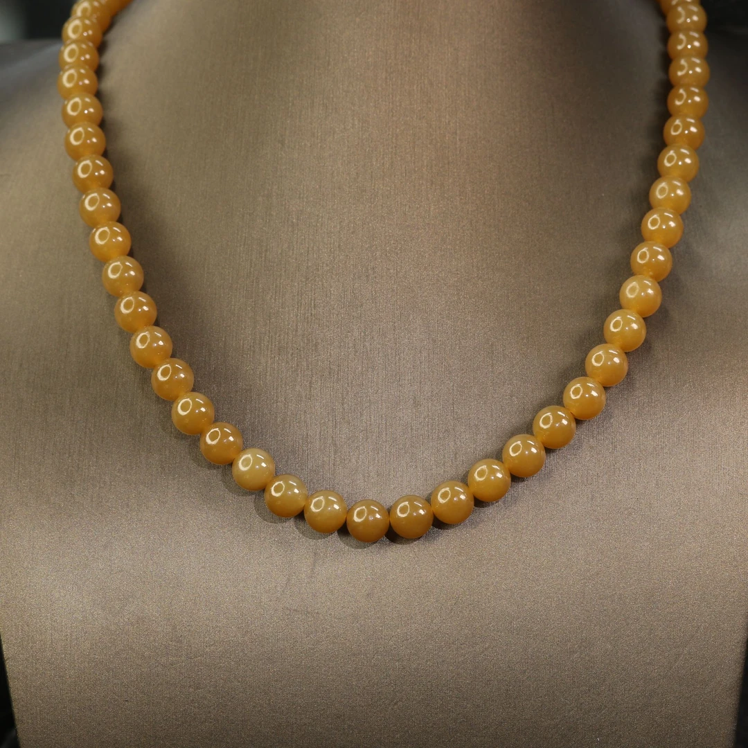 7和田玉且末红糖项链/600241保利厦门拍卖