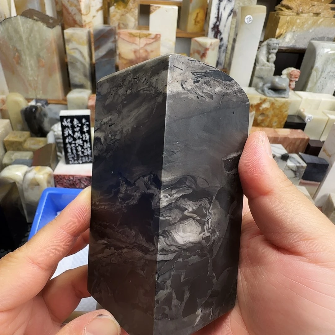 胡***畔印石昌化石长白石