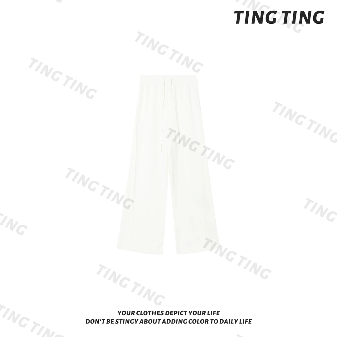 【婷婷】《奶油裤》针织蕾丝花边 针织裤 TT2SQTZ2311【Q】