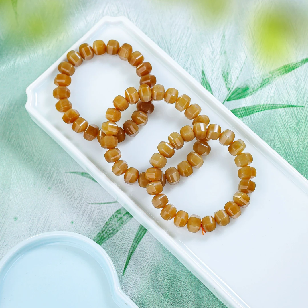 白玉世家糖玉手串