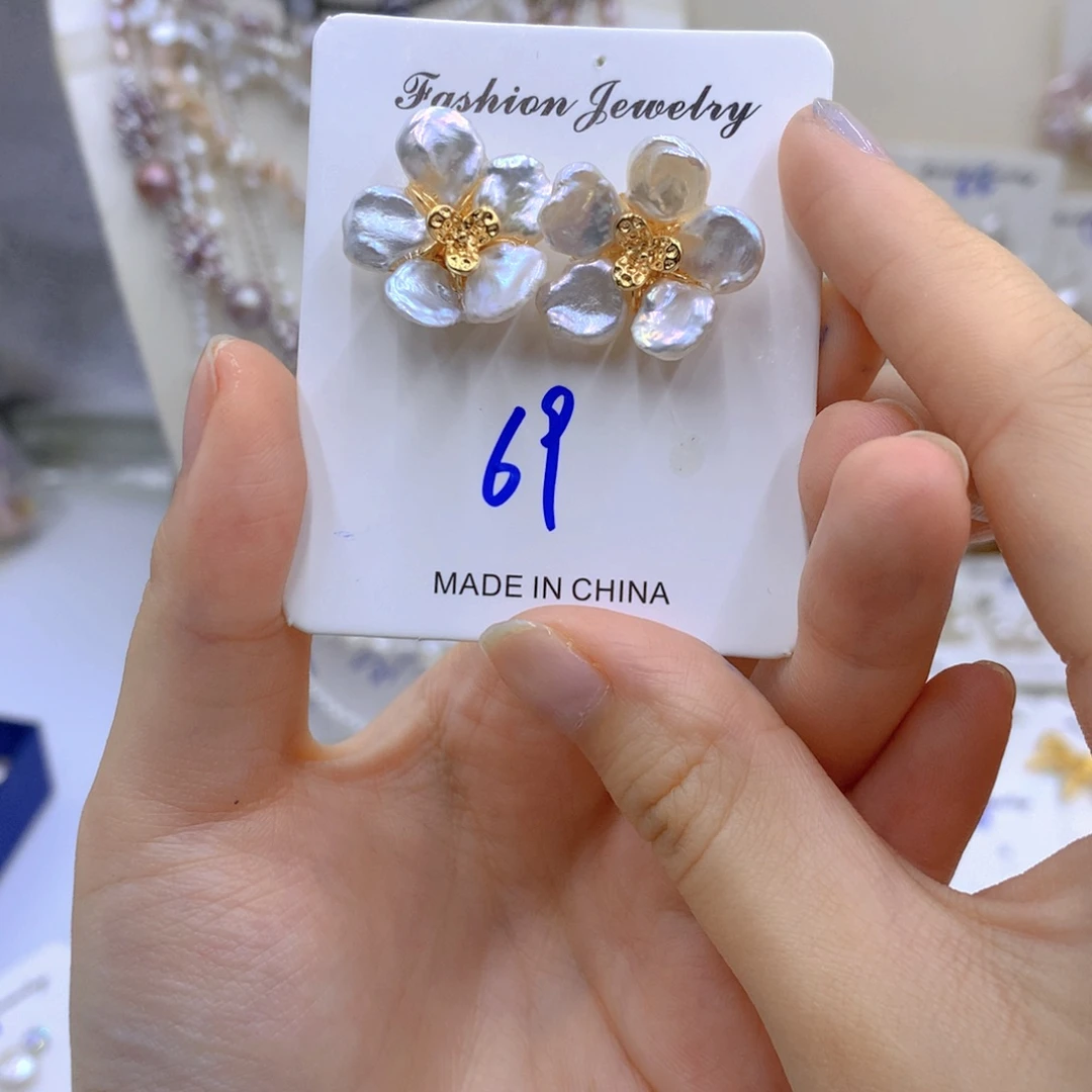 淡水珍珠颈饰银S925镶嵌