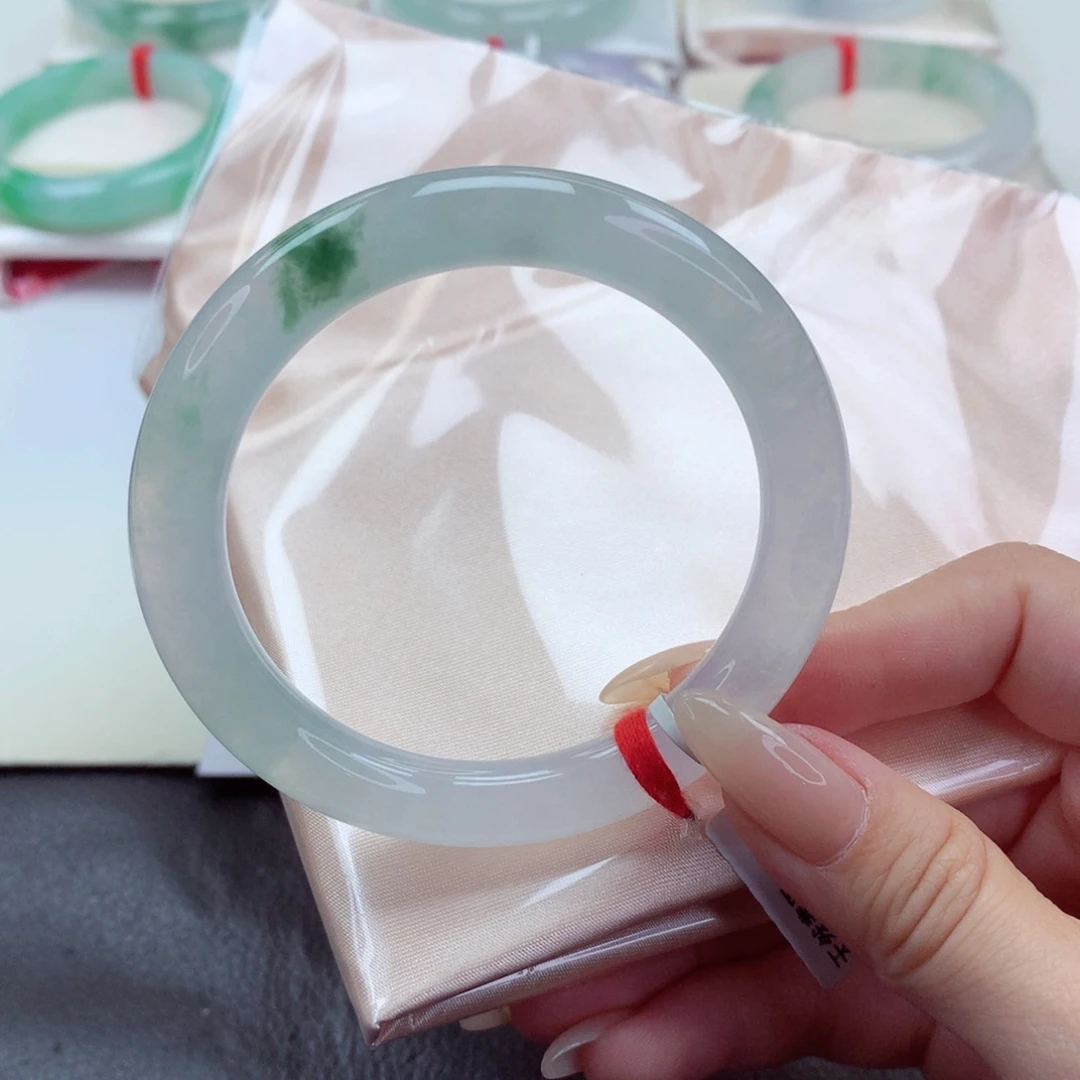 未镶嵌手镯翡翠9904荧光棒 闪闪发光 起冰透亮