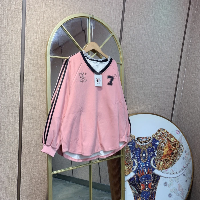 BS207孕妇粉色加绒卫衣90-130