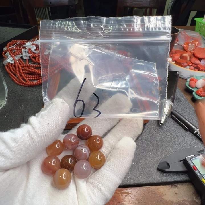 南红玛瑙未镶嵌配饰63号全部一起发