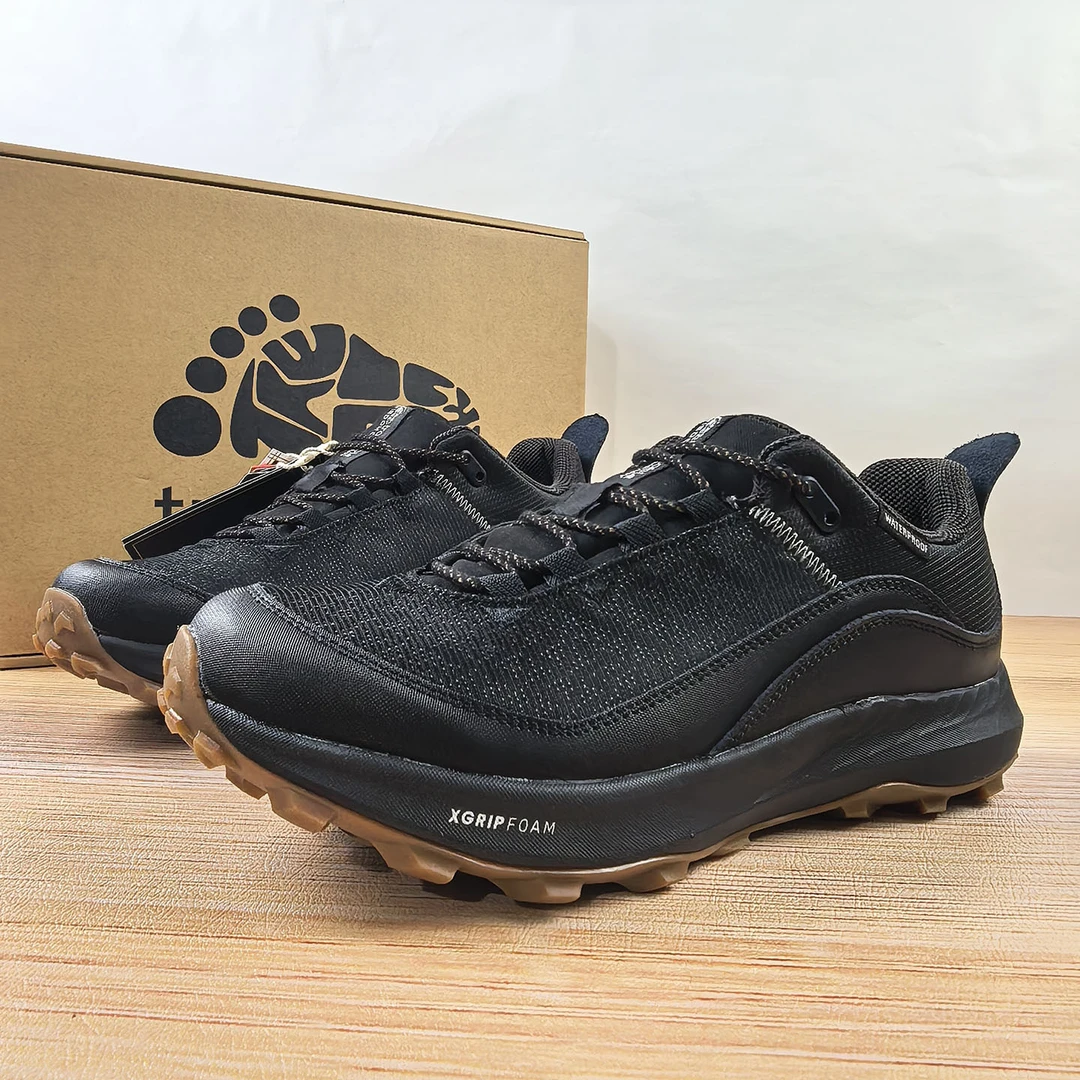 traceable大脚丫户外越野跑鞋防水防滑缓震耐磨透气登山徒步鞋男