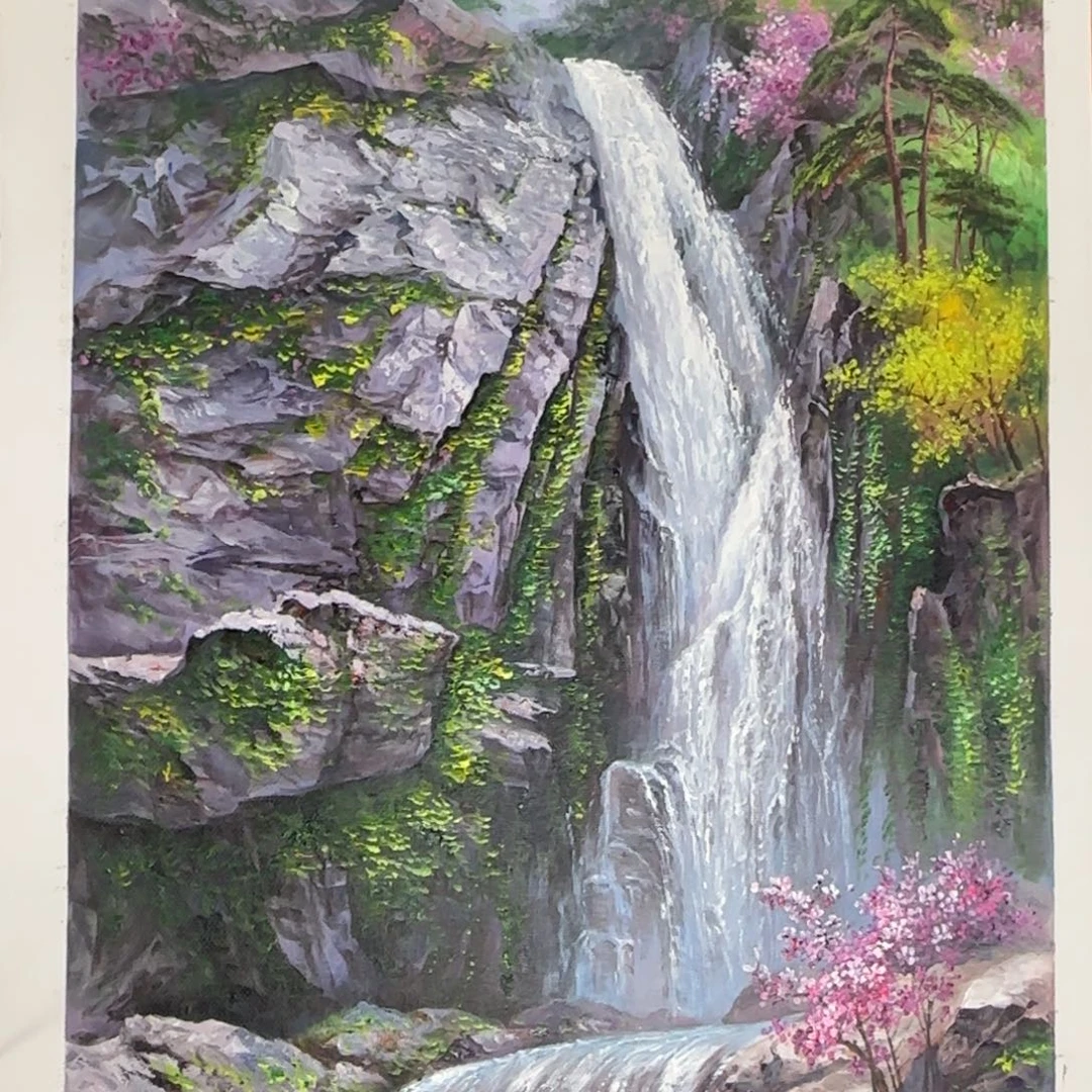 油画加油加油努力加油加油