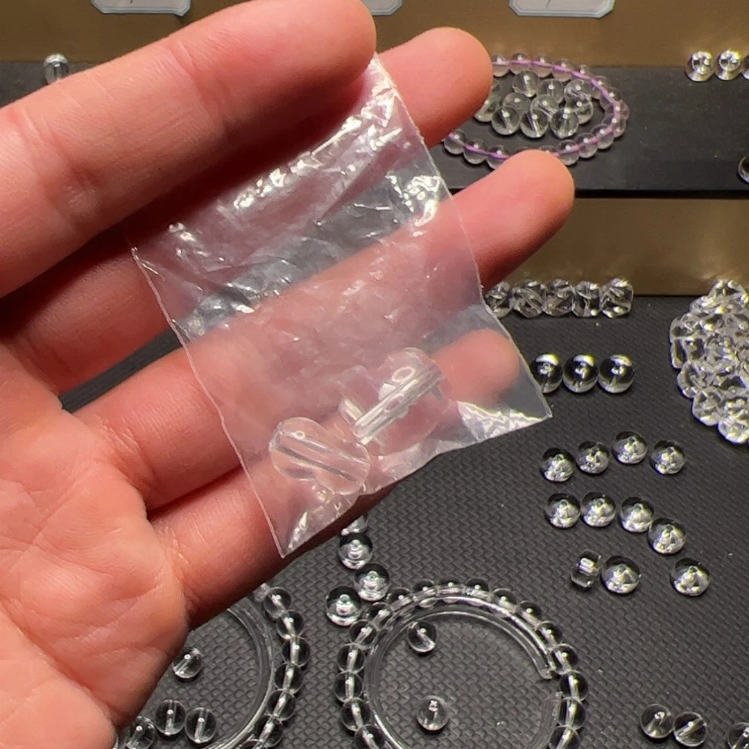 水晶手链未镶嵌九*里白水晶三通