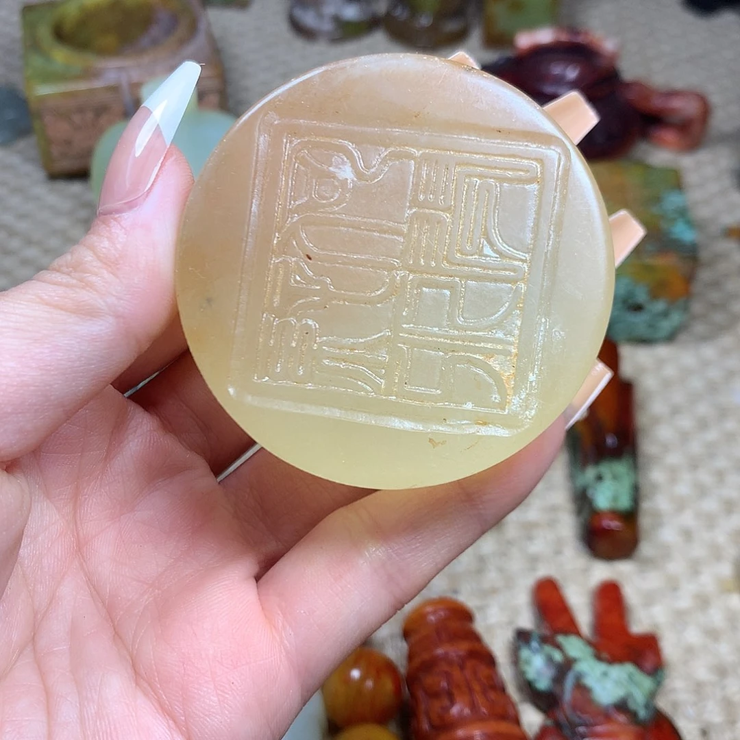 白玉菩提吊坠挂件