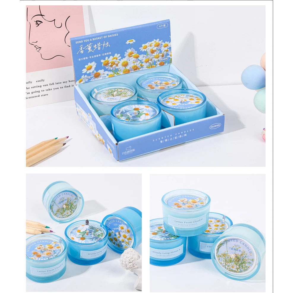麦和文创-雏菊之夏香薰蜡烛-0816-03732-0150