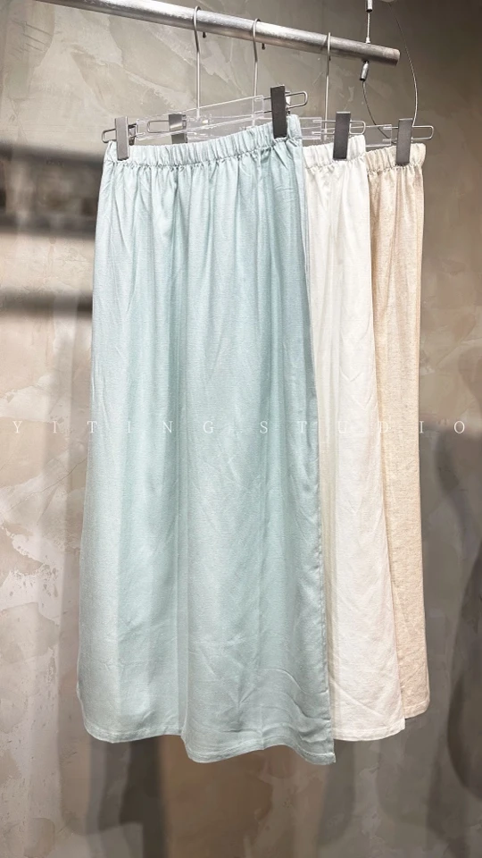（婷婷同款）棉麻半身裙2535