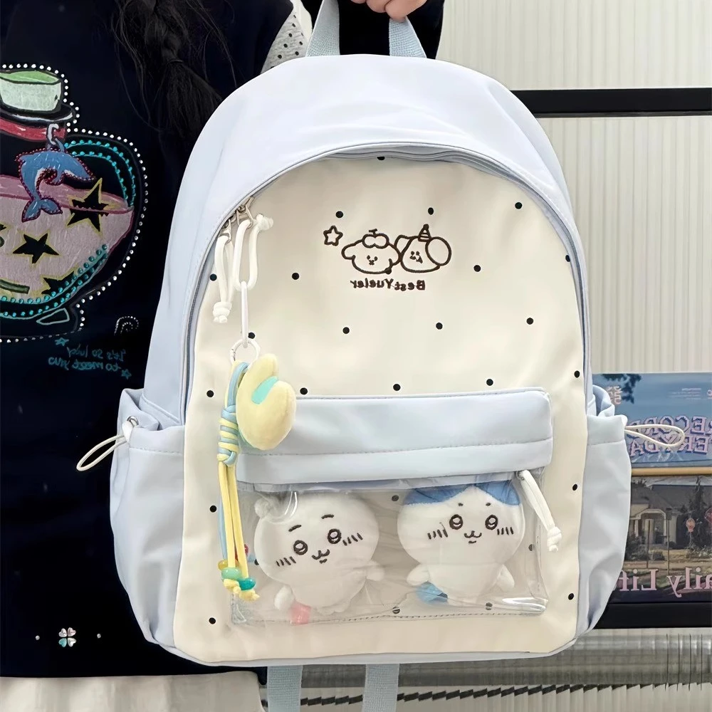 韩版可爱书包女小学生三到六年级女生双肩包痛包ins少女出游背包