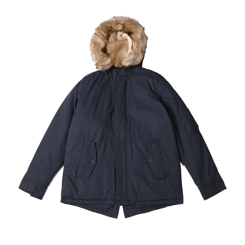 法国品牌中长款系带收腰派克棉衣时尚休闲