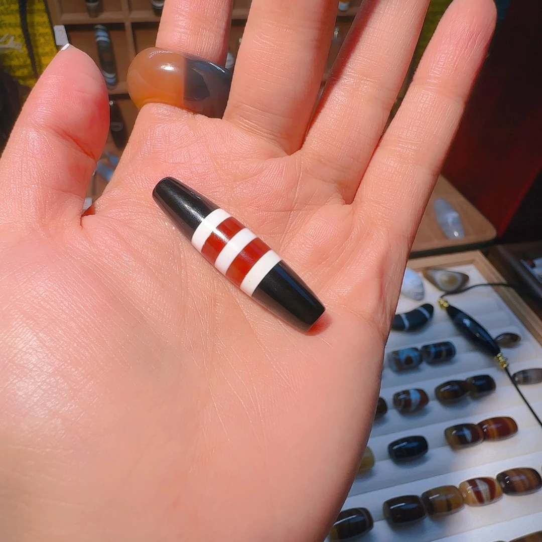 合金颈饰玛瑙/玉髓点***烟