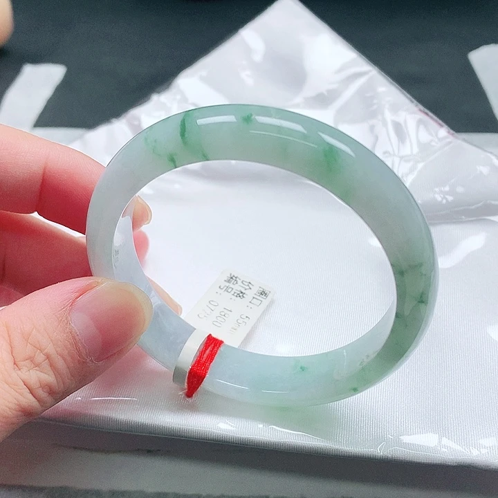 翡翠未镶嵌手镯手镯55