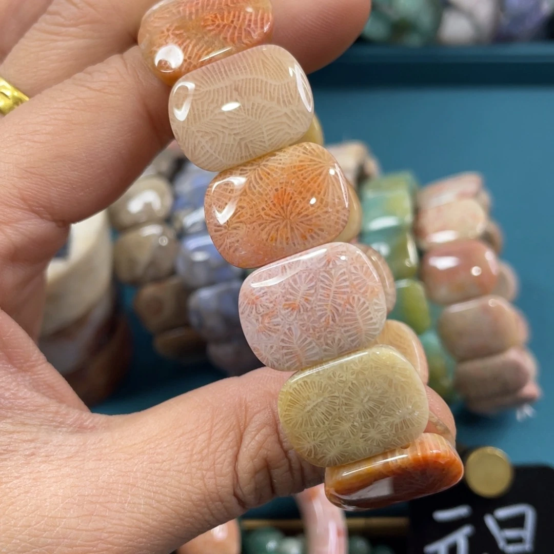 未镶嵌手镯硅化玉