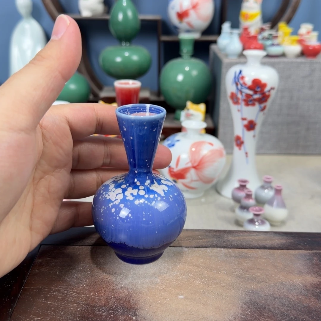 陶瓷手工小花器摆件