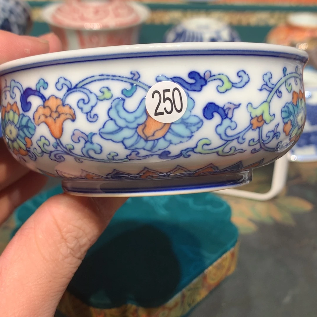 有***力陶250斗彩主人杯矿点cl102