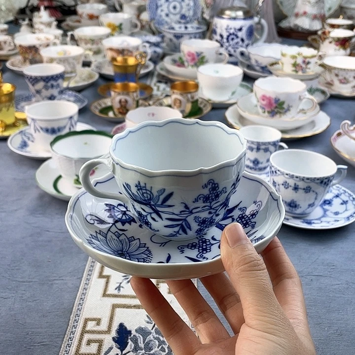 中古欧瓷瓷器小房子