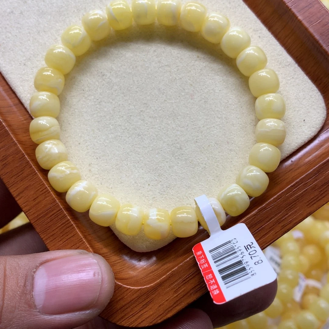 蜜蜡未镶嵌手链蜜蜡