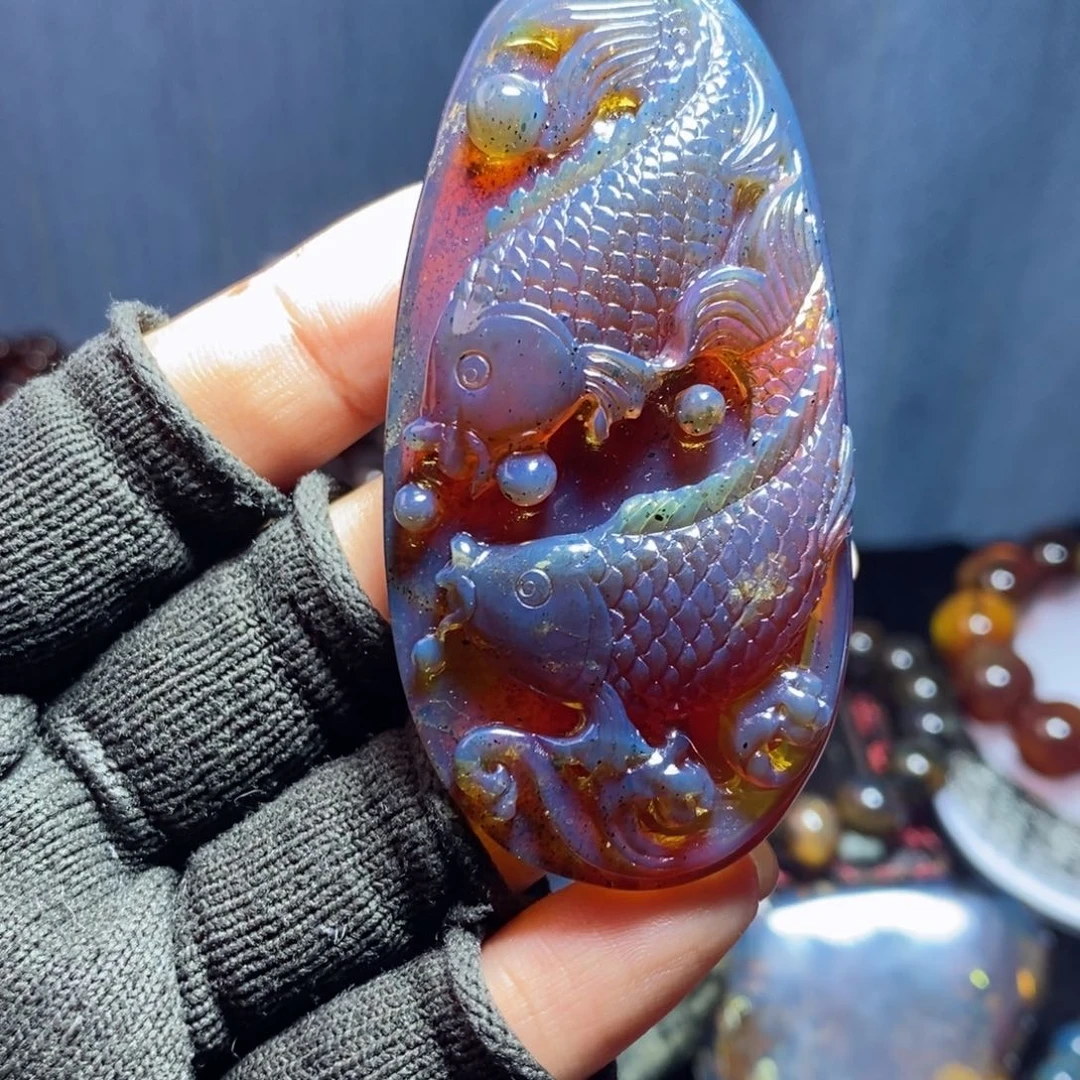 年***锦裸石琥珀未镶嵌珀