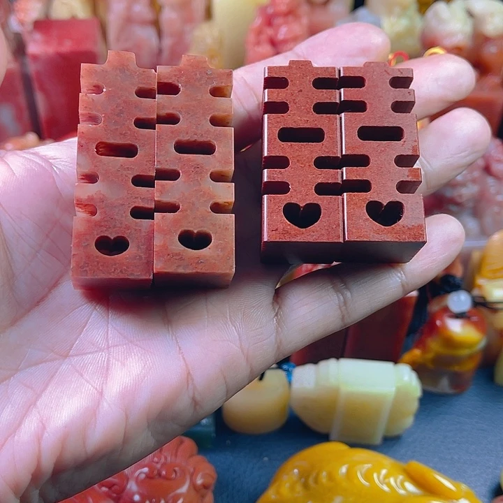 老挝石2对双喜临门对章！！！