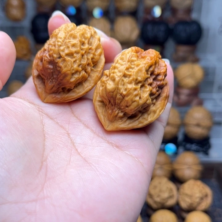 吊坠文玩核桃卧龙金蟾35尺Y55