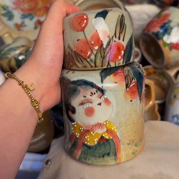 瓷片景德镇陶瓷手绘手绘