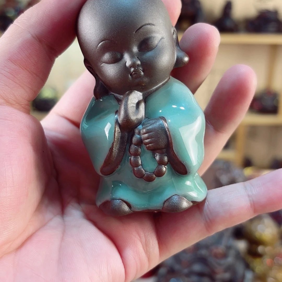 紫砂茶案紫陶树脂茶宠摆件