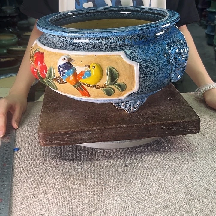 泳坤堂石湾盆陶瓷