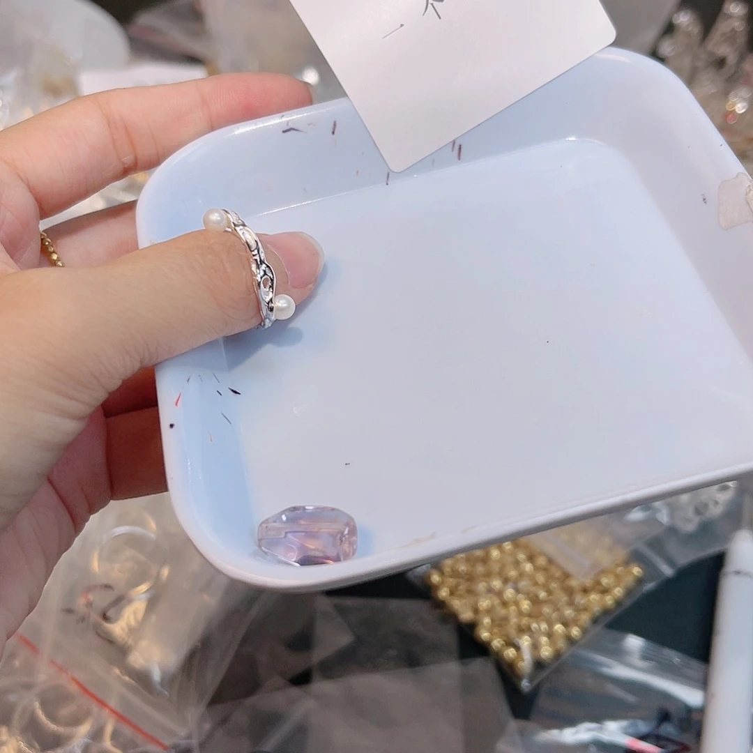 水晶珠宝半成品银S925镶嵌245