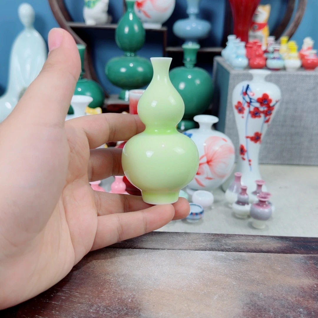 陶瓷手工小花器摆件