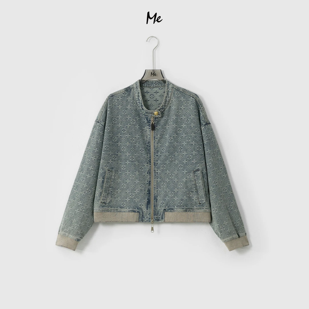 ME【中古牛仔外套】奢牌元素时尚百搭做旧水洗牛仔外套 MESA0154