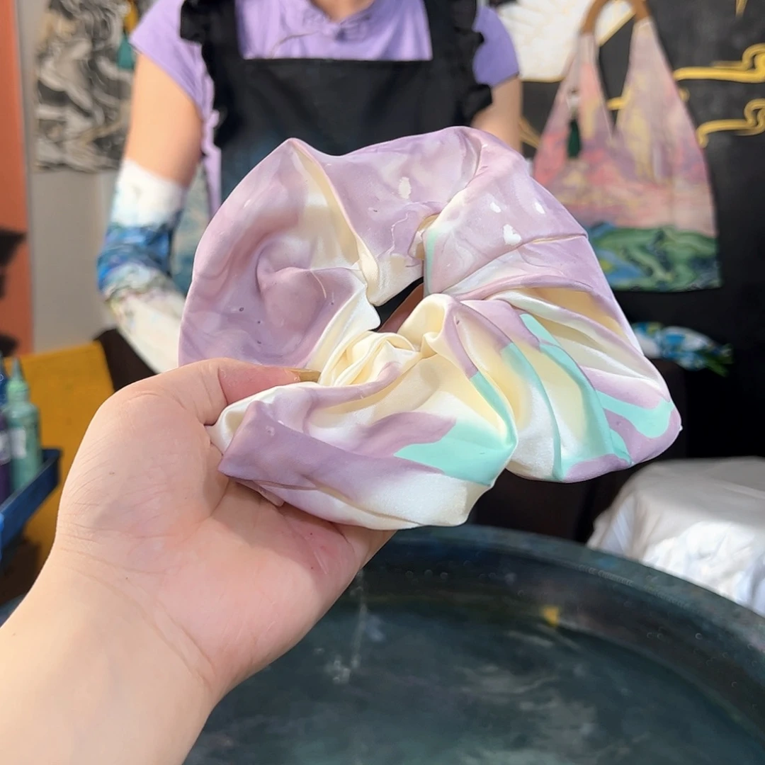 598圆饼发圈手作饰品